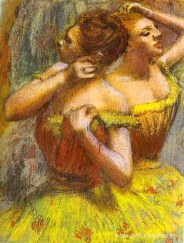 Dos bailarinas (pastel sobre papel) Dos bailarinas (pastel sobre papel)