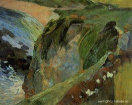 Flautista en los acantilados Flautista en los acantilados