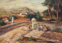 Paisaje de Dobruja Paisaje de Dobruja