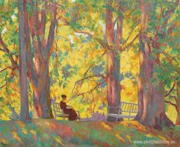 mujer en el parque mujer en el parque