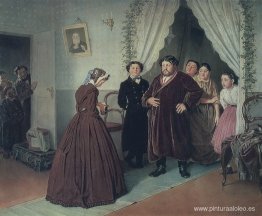 Llegada de una nueva institutriz a una casa mercantil Llegada de una nueva institutriz a una casa mercantil