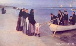 Pescadores en Skagen Pescadores en Skagen