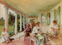 En la terraza (Isla Ironbound, Maine) En la terraza (Isla Ironbound, Maine)