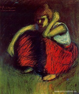 una falda roja una falda roja