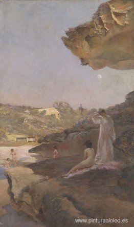 Playa de Tamarama, hace cuarenta años, una mañana de verano Playa de Tamarama, hace cuarenta años, una mañana de verano