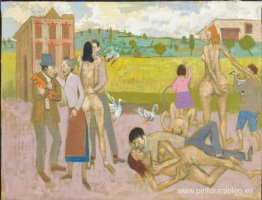 escena del pueblo escena del pueblo