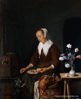 mujer comiendo mujer comiendo