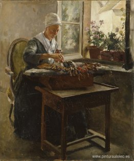 La encajera en 1885 La encajera en 1885