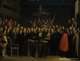 La prestación del juramento de ratificación del Tratado de Munst La prestación del juramento de ratificación del Tratado de Munst