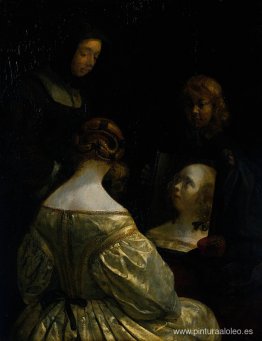 Mujer en un espejo Mujer en un espejo