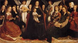 Madonna con ángeles y santos Madonna con ángeles y santos