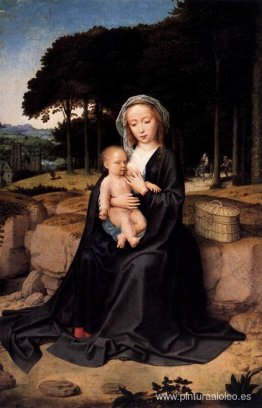 Un descanso durante la huida a Egipto Un descanso durante la huida a Egipto