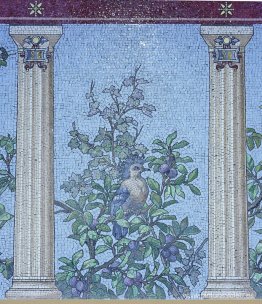 Mosaico - Comedor de la biblioteca Sainte-Barbe, París Mosaico - Comedor de la biblioteca Sainte-Barbe, París