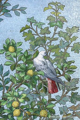 Mosaico - Comedor de la biblioteca Sainte-Barbe, París Mosaico - Comedor de la biblioteca Sainte-Barbe, París