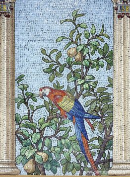 Mosaico - Comedor de la biblioteca Sainte-Barbe, París Mosaico - Comedor de la biblioteca Sainte-Barbe, París