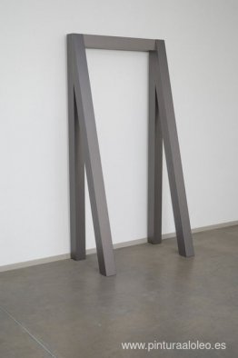 Puerta apuntalada metaloide beige-gris, I Puerta apuntalada metaloide beige-gris, I