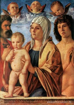 La Virgen y el Niño con San Pedro y San Sebastián La Virgen y el Niño con San Pedro y San Sebastián