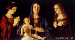 Virgen y Niño con Santa Catalina y María Magdalena Virgen y Niño con Santa Catalina y María Magdalena