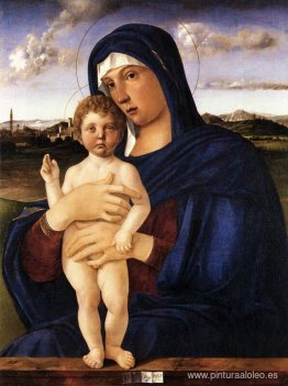 Virgen con Bendición Niño Virgen con Bendición Niño