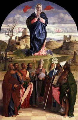 Virgen en Gloria con Santos Virgen en Gloria con Santos