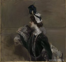 Retrato de la señora. Lina Cavalieri Retrato de la señora. Lina Cavalieri