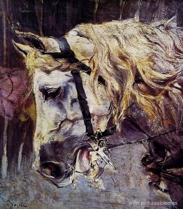 La cabeza de un caballo La cabeza de un caballo