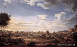 Vista de Roma desde el monte Mario, en el sureste Vista de Roma desde el monte Mario, en el sureste