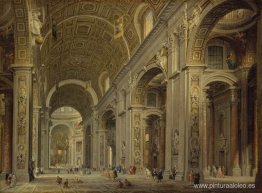 Interior de San Pedro en Roma Interior de San Pedro en Roma