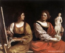 Alegoría de la Pintura y la Escultura Alegoría de la Pintura y la Escultura