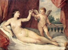 Venus reclinada con Cupido Venus reclinada con Cupido