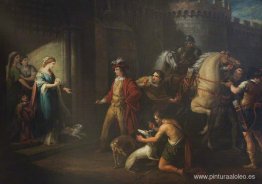 Primera entrevista del rey Edgar con la reina Elfrida (Aelfryth) Primera entrevista del rey Edgar con la reina Elfrida (Aelfryth)