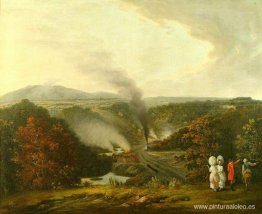 Vista de la tarde de Coalbrookdale, Shropshire Vista de la tarde de Coalbrookdale, Shropshire