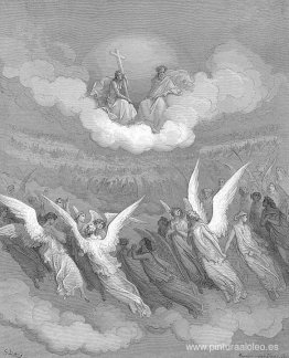 El cielo sonó, con jubileo y fuertes hosannas llenaron las regio El cielo sonó, con jubileo y fuertes hosannas llenaron las regio