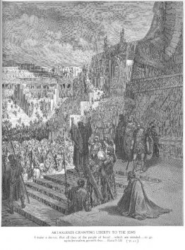 Artajerjes concede la libertad a los judíos Artajerjes concede la libertad a los judíos