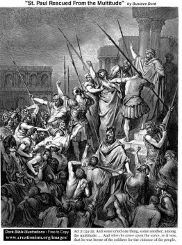 San Pablo rescatado de la multitud San Pablo rescatado de la multitud