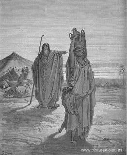 Expulsión de Ismael y su madre Expulsión de Ismael y su madre
