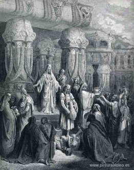 Ciro restaura los vasos del templo Ciro restaura los vasos del templo