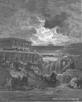 Todas las demás viviendas fueron arrasadas por el diluvio y ella Todas las demás viviendas fueron arrasadas por el diluvio y ella