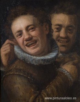 Dos hombres riendo (autorretrato doble) Dos hombres riendo (autorretrato doble)