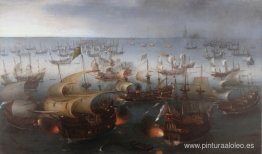 La batalla con la Armada española La batalla con la Armada española