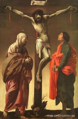 La Crucifixión Con La Virgen Y San Juan La Crucifixión Con La Virgen Y San Juan