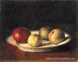 Un plato de manzanas Un plato de manzanas