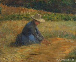 Mujer campesina en los campos Mujer campesina en los campos