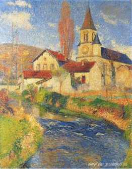 Iglesia junto al río Iglesia junto al río