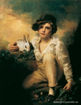 niño y conejo niño y conejo