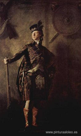 Retrato del coronel Alasdair Mcdonnell de Glengarry Retrato del coronel Alasdair Mcdonnell de Glengarry