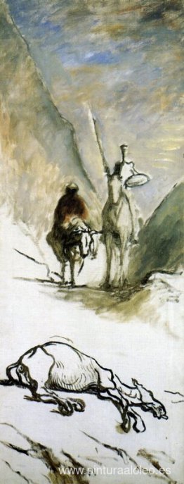 Don Quijote, Sancho Pansa y la Mula Muerta Don Quijote, Sancho Pansa y la Mula Muerta