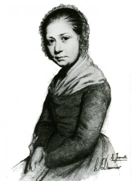 Retrato de una niña Una tabla de mangas Retrato de una niña Una tabla de mangas