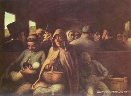 Un vagón de tercera clase. Un vagón de tercera clase.