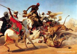 La caza del león La caza del león